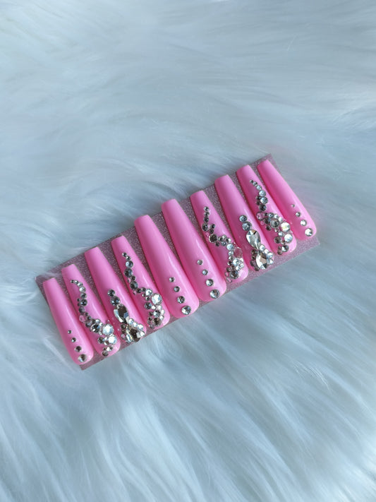 Dripping in pink diamonds - Medium