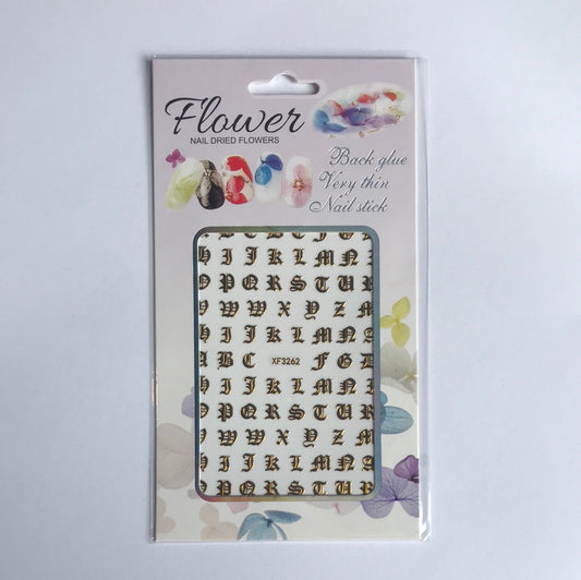 Old english stickers