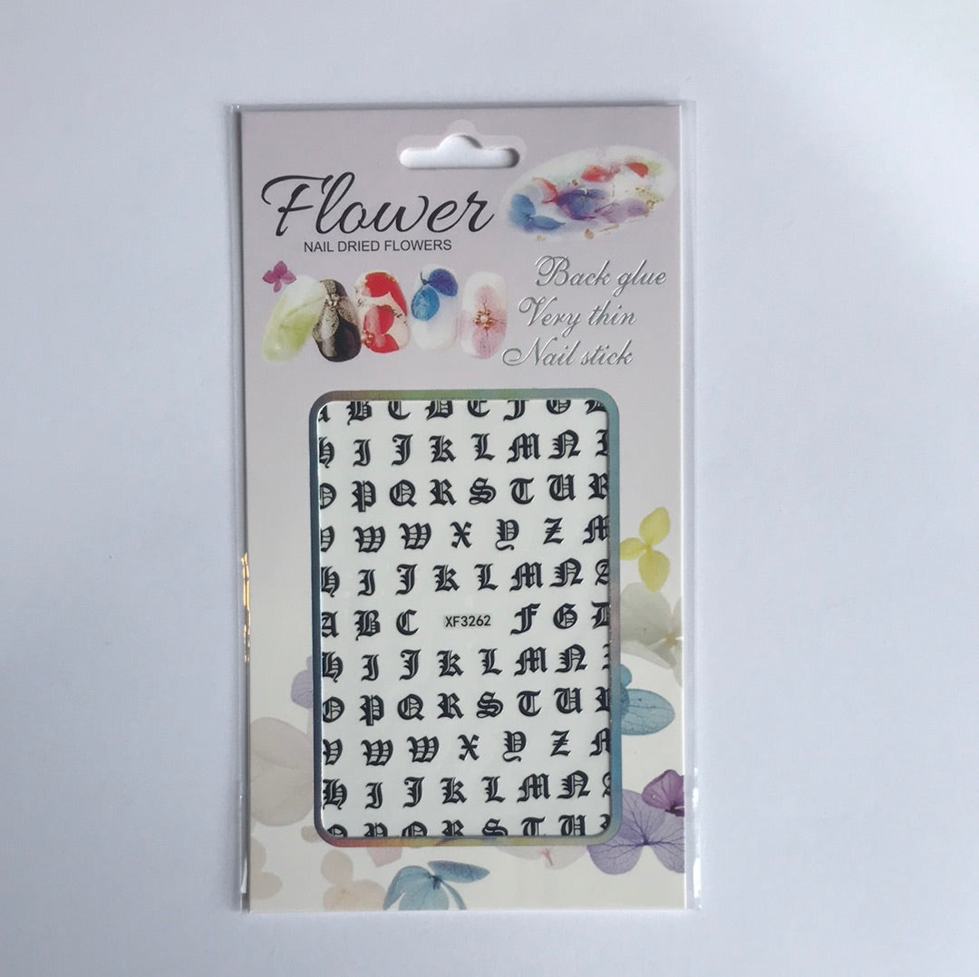 Old english stickers