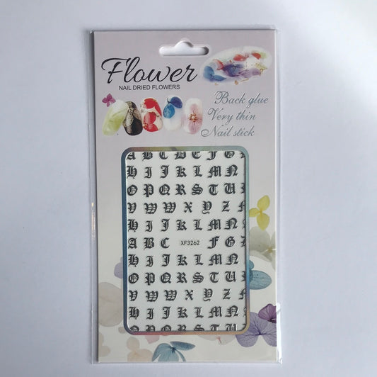 Old english stickers